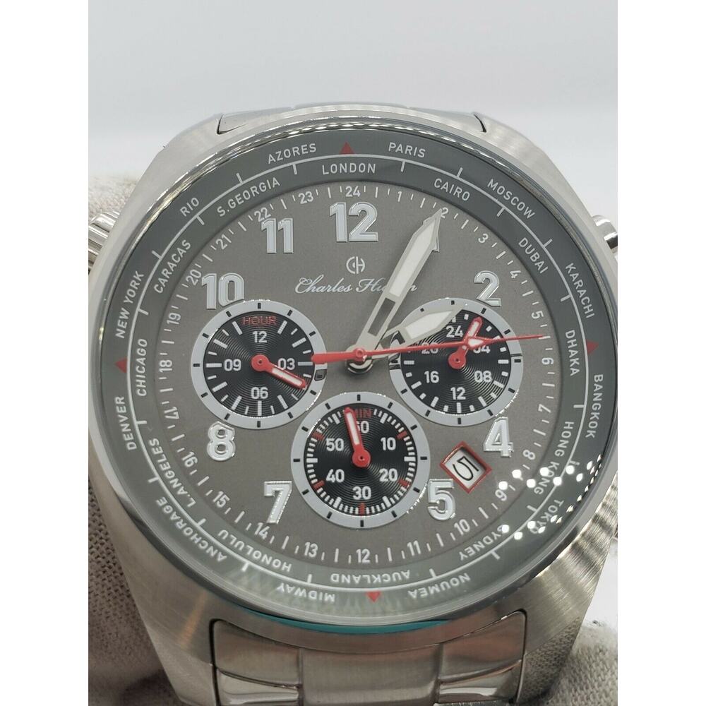 Charles Hutton Aristocrat Dual Time Men's Watch